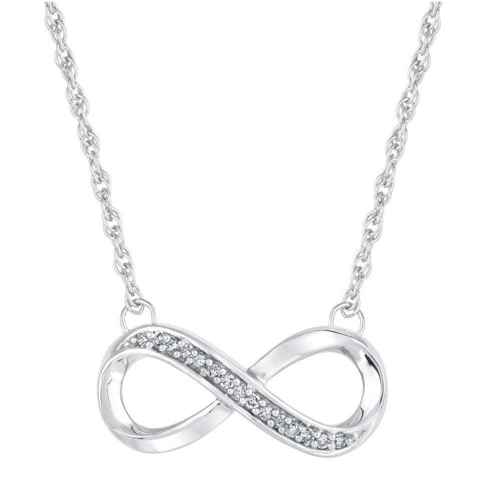 Infinity Necklace and Bracelet Set